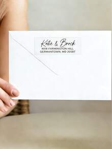 18/36/72/108pcs, Personalized Return Address Labels - Eucalyptus Alphabet Custom Address Labels, Personalized Envelope Return Stickers, White Labels, Party Decorations For Gatherings And Celebrations, Custom Return Address Labels, Custom Information, Self-Adhesive Address Labels, Address Labels, Valentine's Day Address Labels, Couple Gift Labels, Gift Labels, Easter Address - Multicolor - View 9