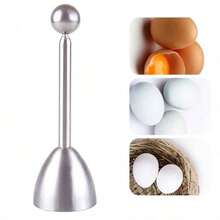 Cortador y abridor de huevos de acero inoxidable, herramienta de cocina multifuncional para separar la cáscara de huevo - Multicolor - Ver 4