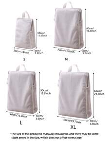 1pc Honeycomb Mesh Zipper Laundry Bag, Wardrobe Lingerie Storage Bag, Dorm Wall Hanging Net Pouch For Delicate Clothes, Socks, Underwear, Machine Washable Rectangular Storage Organizer - Multicolor - View 3