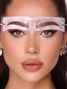 72/36/24/12pcs Eyebrow Tool Set - Reusable Eyebrow Shaping Templates, Eyebrow Stencils, Eyebrow Cards, Eyebrow Assist Tools, Wearable Adjustable Eyebrow Card With Eyebrow Pencil, Suitable For Eyebrow Grooming And Makeup Beginners, Plastic Eyebrow Templates To Help You Easily Create Perfect Eyebrows, Eyebrow Shaping Molds Beauty Set, Eyebrow Beauty Set - Multicolor - View 3