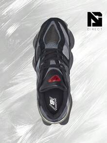 New Balance 9060 Black Castlerock Grey-Men's /Women's Lifestyle Sneakers – Shose For Man/Woman-Vintage-Spring & Summer-Inspired Running Shoes, Shock-Absorbing Comfort, Gym To Streetwear Casual Wear-Easter Gift–U9060BLK - 黑色 - 查看 4