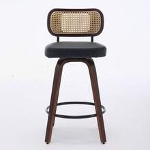 Barstools - Black + PU Leather + Foam-1 - View 2