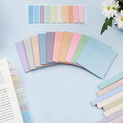 11pcs Bible Journaling Study Kit For Women, Book Annotation Supplies With Tabs, Sticky Notes, Markers For Christian Office Bible Study Supplies(Rainbow,Square)