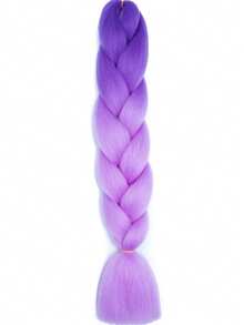 Lumi编织假发，猎人恶魔假发，预编紫色编织合成假发，适合编发、角色扮演、圣诞节服装、角色扮演游戏、节日派对、圣诞节、新年、动漫角色扮演、派对服装 - 彩色 - 查看 14