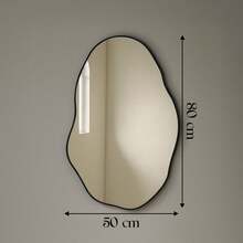 Premium Organic Mirror 50x80cm For Living Room, Bedroom And Closet - GOLD - C-金 - 查看 3