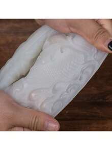 Dolphin, Fish Tail, Ocean Column DIY Handmade Fragrance Plaster Multifunctional Silicone Mold - White - View 2