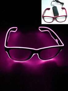 Creative LED Flashing Glasses, Fun Party Prop, Suitable For Bar, Gathering, Gift, Masquerade, Party, Festival Celebration, Music Night, Atmosphere Decoration - Light-up Glasses - View 15
