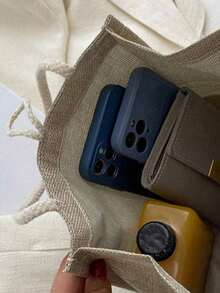 Bolsa de armazenamento portátil em formato de floco de neve, ideal para presentes de festas de fim de ano, para uso no escritório, escola e passeios diários. Comporta celular, moedas e outros itens. - Multicolorido - Ver 7