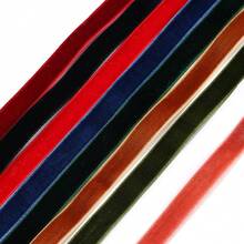 9m/Roll Exquisite Velvet Ribbon, 0.39in Velvet Ribbon For Gift Wrapping Party Wedding Decoration Handmade Crafts Wreath Bow Making - Multicolored - View 5