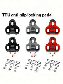 2 双公路自行车鞋，适用于 LOOK KEO 公路自行车，防滑设计，采用耐用的 PA 尼龙制成，自行车配件。 - 彩色 - 查看 8