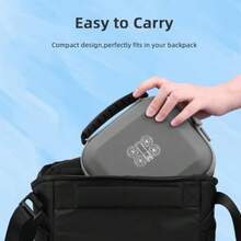Estuche de Transporte Neo Bolso de Hombro de Cuero de PU Caja Protectora Rígida Bolsa de Almacenamiento de Viaje Portátil para Drones Neo Controlador Accesorios Gray - Anaranjado - Ver 7