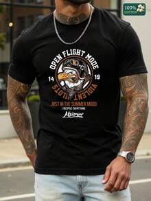 Camisetas masculinas - Preto - Ver 1