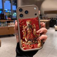 God of Wealth For  galaxyA34 32 24 21S 13 12 05 04 03 03S 02 01 F41 23 12 14 05 04   M31 23 12 14 13 04 S25 24 23 22 21 20 Thickened Shockproof, Premium   Silicone, Trendy Creative Soft Shell - Dios de la riqueza - OZEREY negro - Ver 4