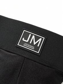 1pc JOCKMAIL Fashionable Sexy Men's Thong Underwear With Wide Waistband - Black - View 6