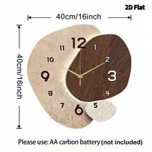 1个抽象创意装饰挂钟,超静音石英机芯,无滴答声,适合装饰客厅、卧室、办公室、餐厅和咖啡厅,是馈赠亲朋好友的完美家居装饰礼物。 - 彩色 - 查看 14