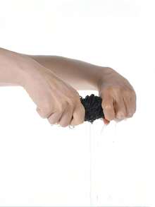 5pcs/Set Mesh Hair Nets, Polyester Crochet Hair Nets, Knitted Scarf & Hat, Crochet Sleep Cap - Black - View 5