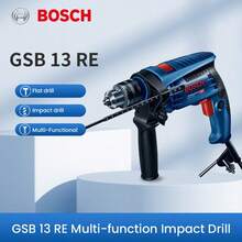 Bosch GSB 13 RE 650W Professional Multi-Function Impact Drill (Requires Plug Adapter When Using This Machine. European Adapter Plug Included In Packaging) - Multicolor - View 1