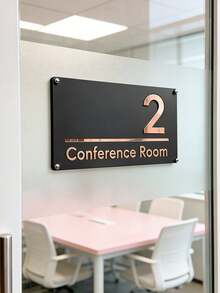 Personalized Laser Engraved Acrylic House Number Plaque - Customizable With Your Name And Address, Minimalist Design, Suitable For Indoor And Outdoor Use. Made Of Acrylic With High-Quality Engraving, Perfect For Yards, Villas, Streets Or Communities. Outdoor Signage | Modern House Number Plate | Acrylic Identification, House Number, Outdoor Home Signage - Multicolor - View 4