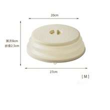 1pc 2-In-1 Foldable Microwave Splatter Cover & Food Lid, Heat-Resistant Breathable Bowl Cover, Multi-Functional Food Strainer, Suitable For Washing Fruits And Vegetables, Essential Kitchen Tool - Multicolor - View 12