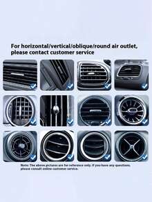 Giá đỡ điện thoại từ tính gắn khe gió ô tô, xoay 360°, phù hợp với mọi loại điện thoại. - màu đen - Xem 5