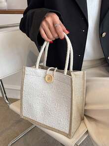 Bolsa de armazenamento portátil em formato de floco de neve, ideal para presentes de festas de fim de ano, para uso no escritório, escola e passeios diários. Comporta celular, moedas e outros itens. - Multicolorido - Ver 2