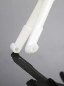 1個女性穿孔工具,一次性塑料針頭夾,可用於圓形、傾斜、三角形針頭 - 白色 - 查看 16