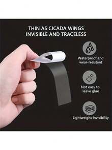 36/72-Piece Double-Sided Fashion Tape, Women's Transparent Double-Sided Tape, Traceless Invisible Breast Enhancement Tape, Strong Clothing Glue, Clothing Anti-Fall Accessories, Sticker Fixing, Preventing Exposure, Skin Protection/Body Care Tools/Holiday Essentials/Camping/Travel Essentials/Wedding/Christmas Gifts/Halloween Gifts - A - View 2