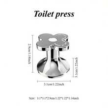 3件/5件装马桶按压器创意云朵形水箱按钮辅助长款美甲专用冲水开关浴室马桶 - A - 查看 7