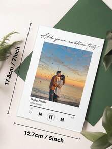 Tarjetas personalizadas con fotos, tarjetas de música personalizadas, tarjetas de canciones, tarjetas de aniversario, tarjetas de boda, tarjetas de cumpleaños, tarjetas para novia, tarjetas hechas a mano - A - Ver 4