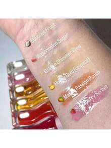 蜂蜜润唇膏和唇彩，滋养唇油，保湿唇部护理 - 彩色 - 查看 6