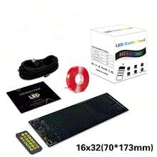 车载LED柔性屏，遥控动画显示，恶魔之眼车贴，LED可拆卸广告屏，演唱会助阵灯，应用控制，DIY文字图案动画，可壁挂或桌面使用。 - 多色光 - 查看 14