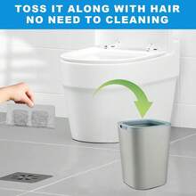 20Pcs Disposable Shower Drain Cover Hair Catcher, Disposable Floor Drain Sticker, Suit Sewer Filter Screen, Bathroom, Bathtub, Kitchen, Sink Floor Stickers - 預設 - 查看 5