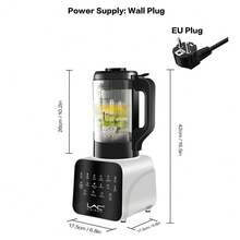 LAC 1 st 1,8L europeisk pluggdriven multifunktionell uppvärmd Smart Menu Touchscreen Milkshake, grönsaks- och fruktblandare matberedare - EU E typkontakt (220-240V) - Visa 8