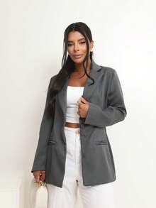 Women Blazers - Gris - Ver 3