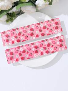 10/24张草莓水瓶贴纸，派对水瓶标签，瓶子包装贴纸，粉色生日装饰，婴儿派对装饰，草莓主题生日派对用品，性别揭晓派对装饰，新娘送礼会回礼，一周岁生日派对装饰，女宝宝派对礼物 - 草莓 - 查看 6