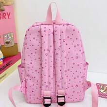 Ba lô Lilo & Stitch màu hồng được cấp phép chính thức - Ba lô họa tiết ngôi sao thời trang, phù hợp cho các hoạt động hàng ngày và đi học - Họa tiết đàn ukulele Stitch màu xanh dễ thương - Ba lô thông thường dung tích lớn với túi phụ kiện phía trước. - Nhiều màu - Xem 6