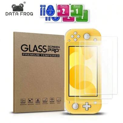 DATA FROG 1/3PCS Película Protetora de Vidro Temperado para Switch Lite Acessórios para Console NS
