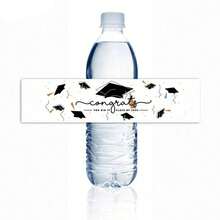 10/30/50 Pcs Graduation Party Water Bottle Stickers, Class Of 2026 Water Bottle Graduation Wrappers - Multicolor - View 9