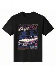Men T-Shirts - 黑色 - 查看 1