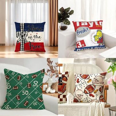 1pc Double-Sided Printed, 1-Piece Goonies Skull Throw Pillow Cover, Modern Style, Machine Washable, Zipper Closure, Polyester Fabric, Decorative Throw Pillow Cover For Living Room Sofa.