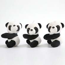 12pcs Panda Shaped Clips, Panda Design Curtain Clips, Memo Clips, Photo Clips; Cute Panda; Home Decor, Potted Plants And DIY Crafts; Chinese Style Souvenir - Multicolor - View 12