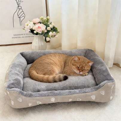 Cama para mascotas, adecuada para perros, gatos y otras pequeñas mascotas, suave, resistente a la suciedad, protege la piel del animal y es lavable.