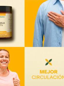 VITAL BOTANICS - Active Circulation - Omega 3, 6 y 9, Vitamina C, Ajo, Bromelina, Cúrcuma, Jengibre, Uva - Multivitamínico - 200 Cápsulas De 500 Mg - 6 Meses Suplemento - Libre De Gluten Y Aditivos - Caqui - Ver 6