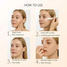 2-Pack Kojic Acid & Turmeric Vitamin C Overnight Peel Off Facial Peel, Brightening & Anti-Stress Korean Skin Care For Clear Glowing Skin, 2.53 Fl.Oz, Perfect Daily Skincare & Gift For Women - Màu vàng - Xem 9