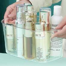 Organizador de Caja de Almacenamiento Transparente de PET 37*24.5*15CM Organizador de Maquillaje para Uso en el Hogar y la Oficina,contenedor de maquillaje,organizadores de cajones de baño y almacenamiento,organizador claro - transparente - Ver 5