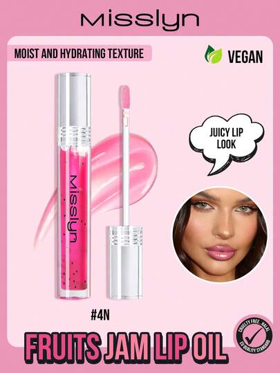  MISSLYN ฟรุตแจมลิปออยล์, ลิปกลอสลิปออยล์, ลิปแคร์ลิปออยล์, ลิปเซ็ตลิปออยล์, เคลียร์ลิปออยล์, ทินท์ลิปออยล์, มอยส์เจอร์ไรซิ่งลิปออยล์, แจมลิปออยล์, เจลลี่ลิปออยล์, ลิปกลอส, มอยส์เจอร์ไรซิ่งลิปออยล์, ไฮกลอสไชน์นี่ลิปออยล์, ลิปแคร์, เคลียร์แจมลิปออยล์, แจมลิปออยล์แคร์, วีแกน, ปราศจากการทารุณกรรมสัตว์