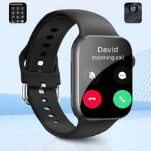 2.01" Full Touch Screen Multifunctional Outdoor Sports Smart Watch, Supports Wireless Calling & Messaging, Pedometer, Fitness Tracker, Gift For Women & Men, Birthday Gift, Compatible With Android And IOS - Black - View 12