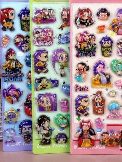 DIY Stickers Creative Planner Stickers, Children's Art & Crafts, 3D Kpoping Party Decorative Stickers, Children's Sticker Games, Office & School Decorative Stickers, Birthday Gifts, Christmas Gifts