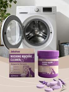 Washing Machine Cleaner Tablets, Household Washing Machine Descaling & Deodorizing Maintenance Cleaning Tablets, Lavender Scented - Solid State - View 11
