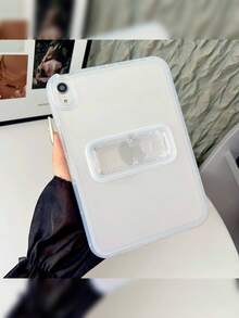 极简透明支架保护套，兼容苹果 Mini 6/7、Tab A7/9、iPad 5/5 Pro、iPad SE11、Matepad 11.5 等平板电脑，防摔透明支架平板电脑保护套 - 黑色 - 查看 9